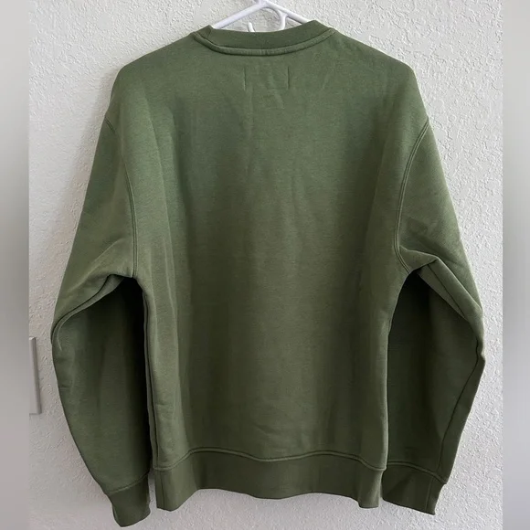 Nike Jordan Brooklyn Fleece Men's Crewneck Sweatshirt Size S Olive FJ7776-340 - Picture 3 of 7
